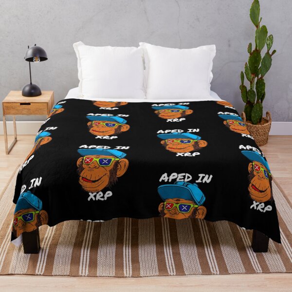 Item preview, Aped Into XRP Monkey Ape Crypto Cryptocurrency designed and sold by Bitcoin-Fashion.