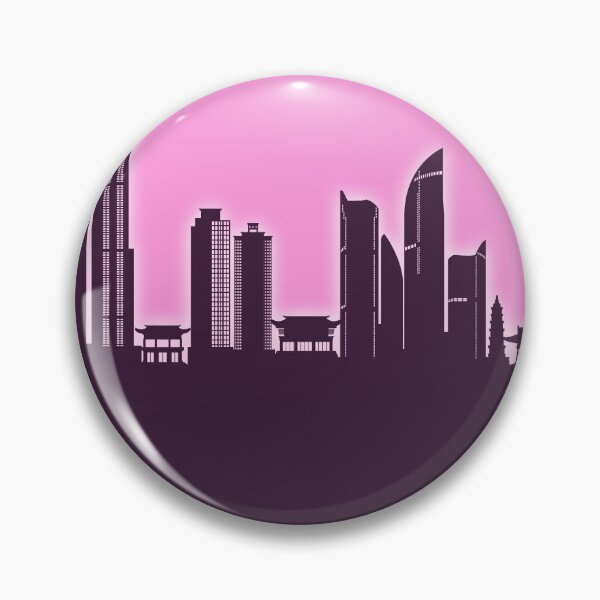 Item preview, Busan Skyline South Korea designed and sold by ArtPrints.