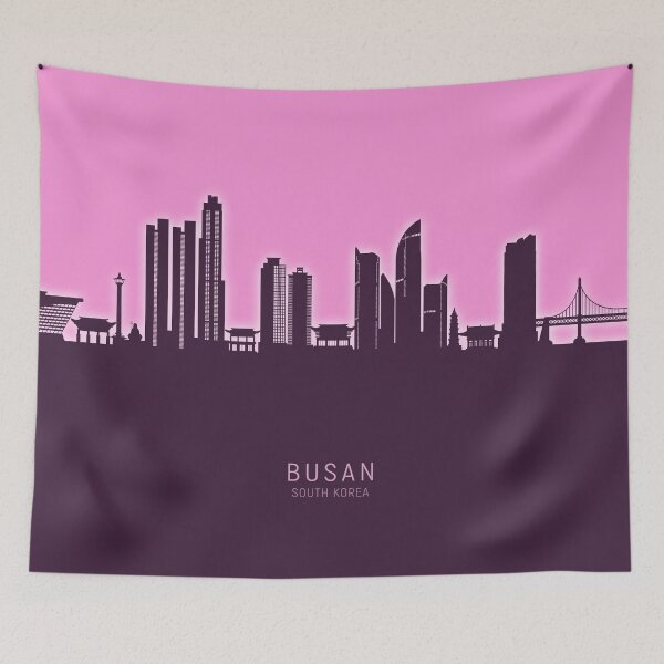 Item preview, Busan Skyline South Korea designed and sold by ArtPrints.