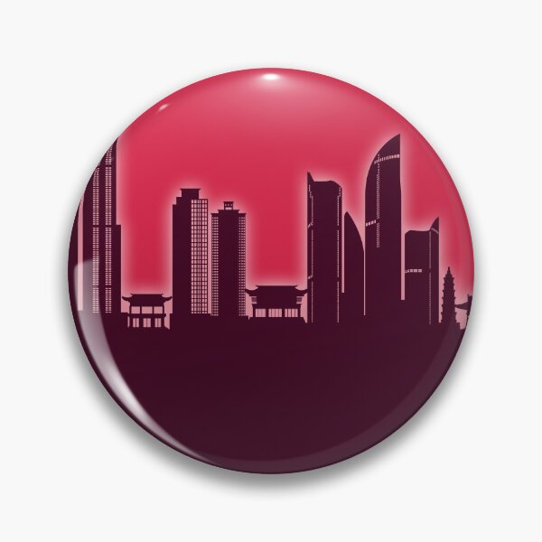 Item preview, Busan Skyline South Korea designed and sold by ArtPrints.