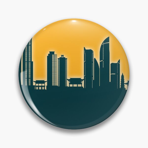 Item preview, Busan Skyline South Korea designed and sold by ArtPrints.
