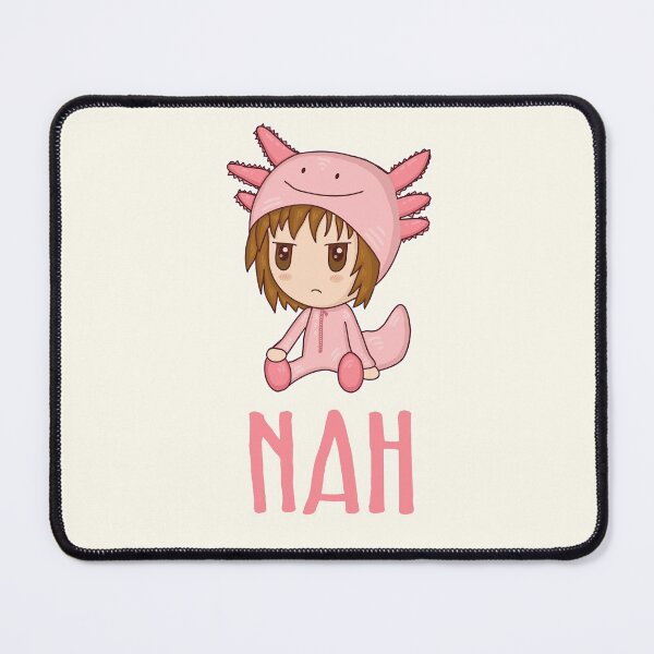 Item preview, Nah Chibi Axolotl Sarcastic Antisocial Introvert designed and sold by GrimButterfly.