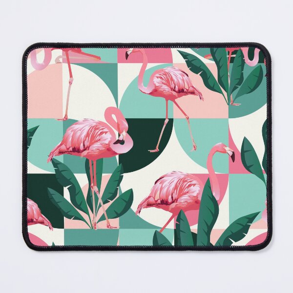 Item preview, Flamingo Exotic beach trendy seamless pattern designed and sold by Ckh1985.