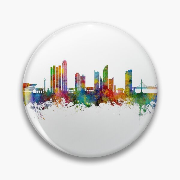 Item preview, Busan Skyline South Korea designed and sold by ArtPrints.