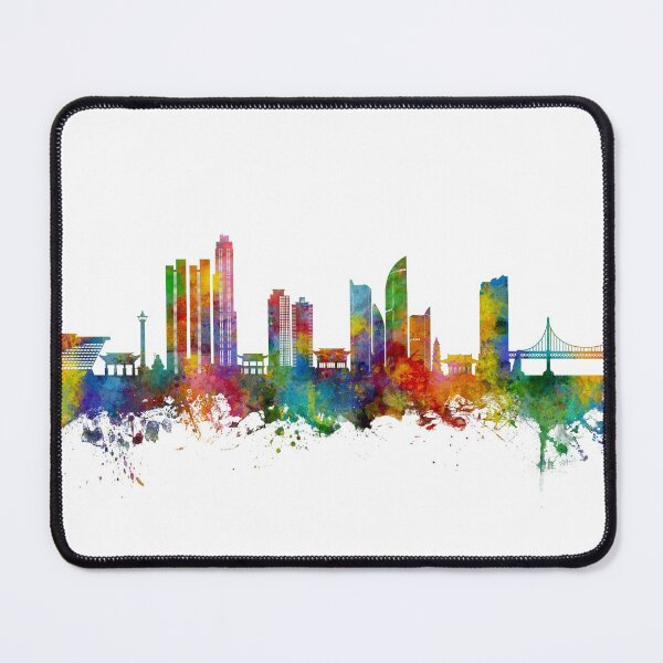 Item preview, Busan Skyline South Korea designed and sold by ArtPrints.