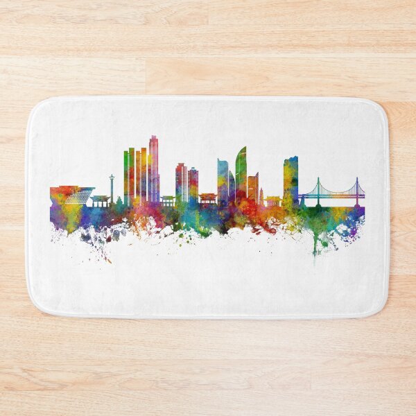 Item preview, Busan Skyline South Korea designed and sold by ArtPrints.