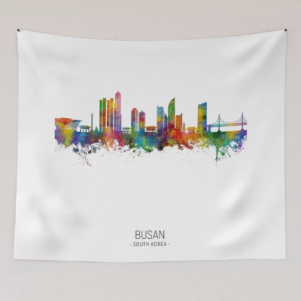 Item preview, Busan Skyline South Korea designed and sold by ArtPrints.