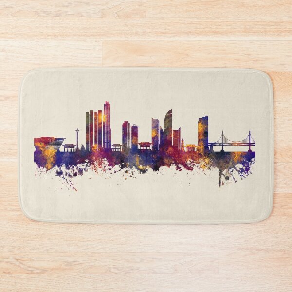 Item preview, Busan Skyline South Korea designed and sold by ArtPrints.