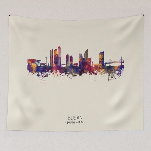 Item preview, Busan Skyline South Korea designed and sold by ArtPrints.