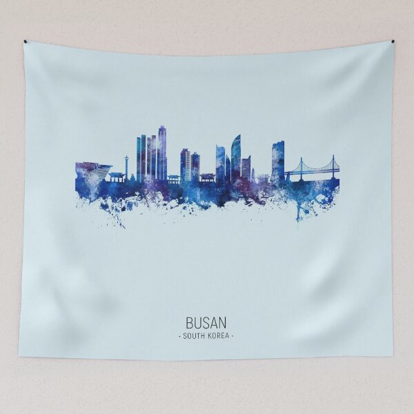 Item preview, Busan Skyline South Korea designed and sold by ArtPrints.