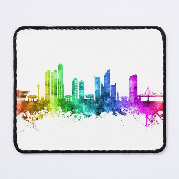 Item preview, Busan Skyline South Korea designed and sold by ArtPrints.