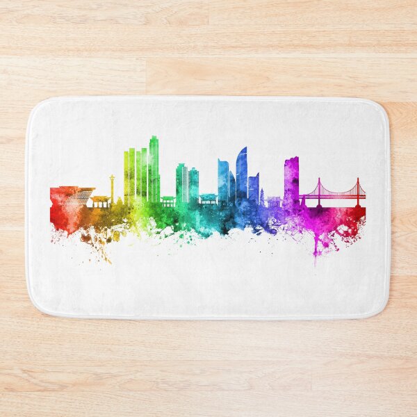 Item preview, Busan Skyline South Korea designed and sold by ArtPrints.