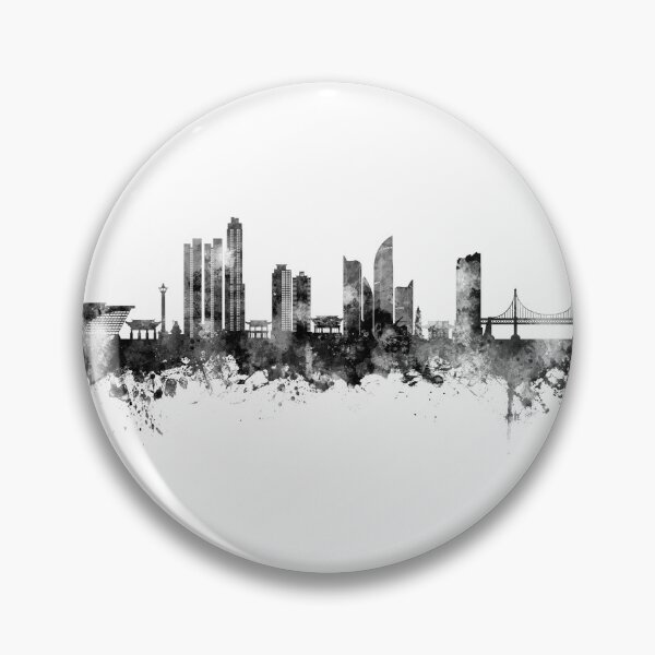 Item preview, Busan Skyline South Korea designed and sold by ArtPrints.