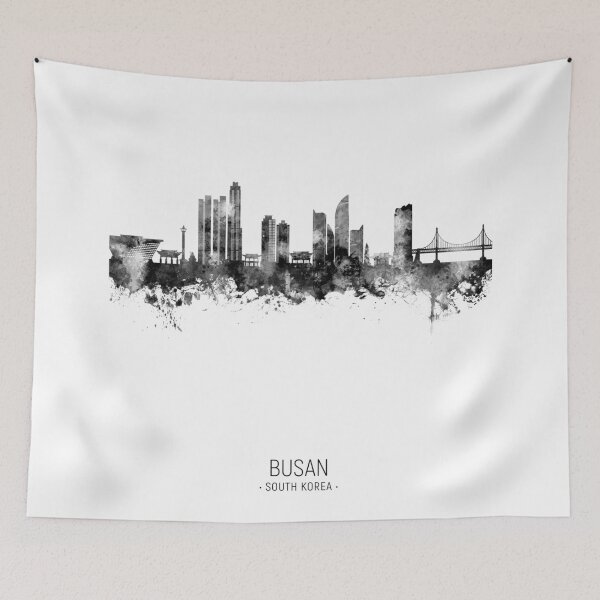Item preview, Busan Skyline South Korea designed and sold by ArtPrints.