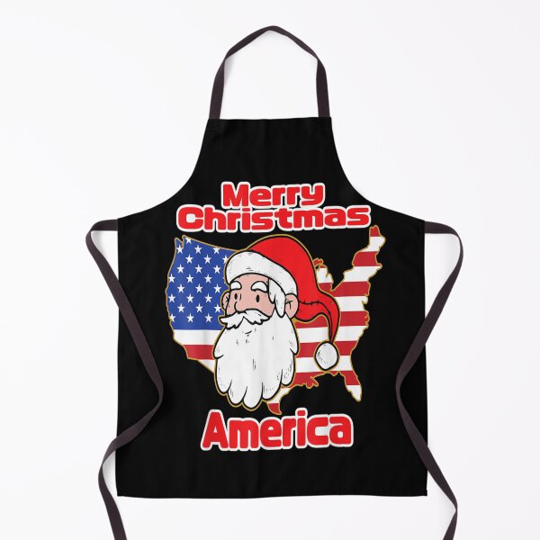 Item preview, Merry Christmas America Santa Claus Funny Usa Flag Cartoon designed and sold by be-awesome-.