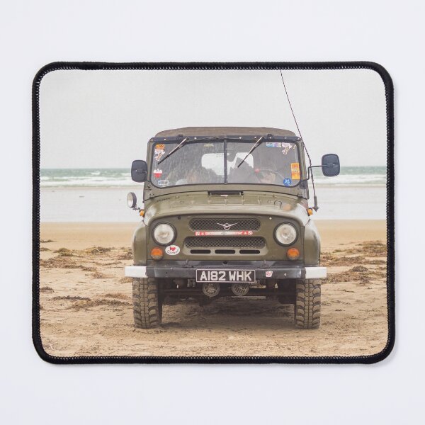Item preview, Uaz on a beach designed and sold by Yanooshe.