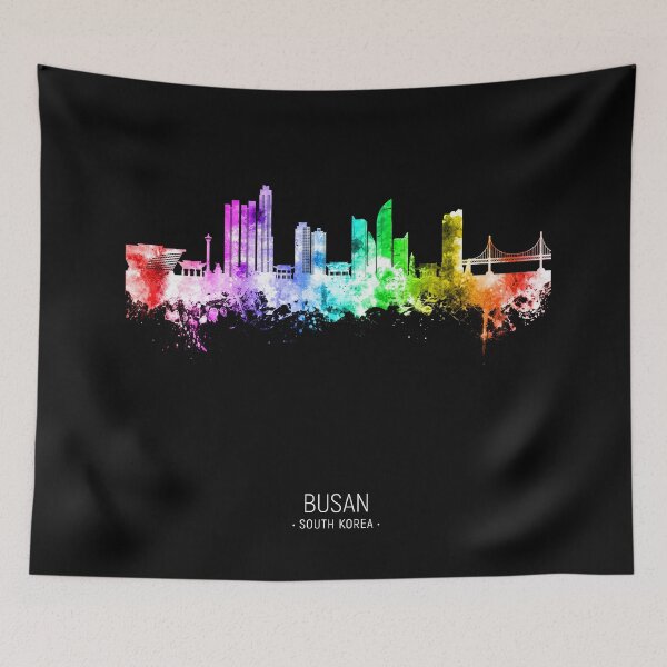 Item preview, Busan Skyline South Korea designed and sold by ArtPrints.