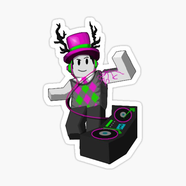 Roblox Kids Stickers Redbubble - roblox work at a pizza place dj songs