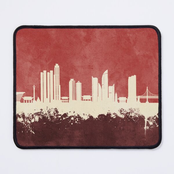 Item preview, Busan Skyline South Korea designed and sold by ArtPrints.