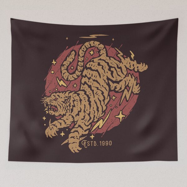 Item preview, Japanese Tattoo Tiger designed and sold by Vector Scout Lab.