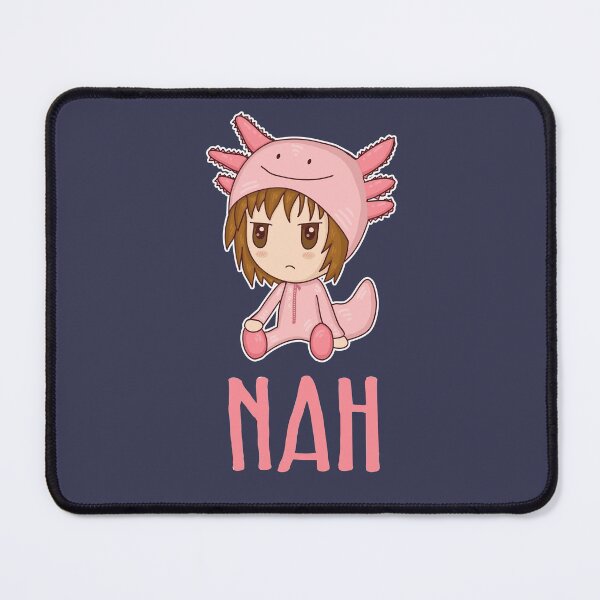 Item preview, Nah Chibi Axolotl Sarcastic Antisocial Introvert designed and sold by GrimButterfly.