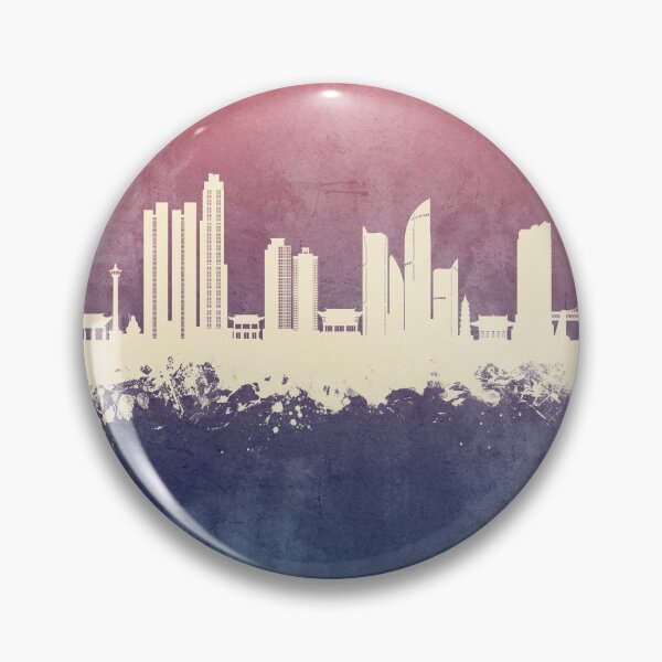 Item preview, Busan Skyline South Korea designed and sold by ArtPrints.