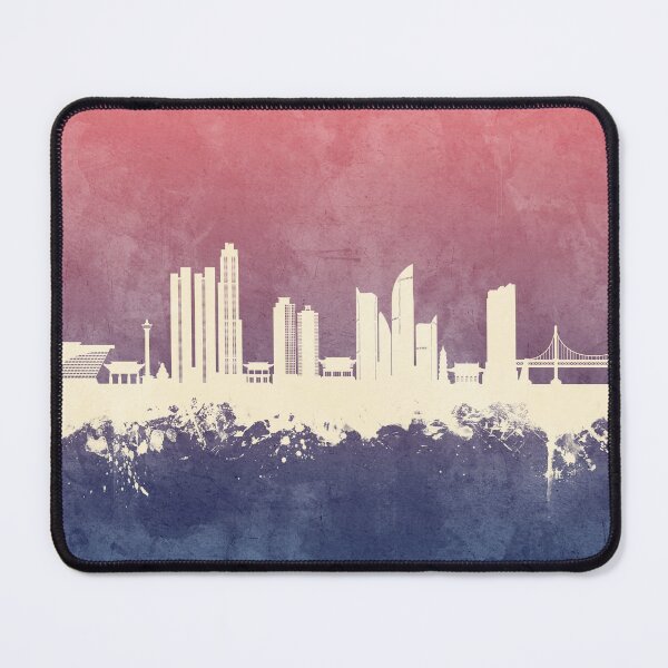 Item preview, Busan Skyline South Korea designed and sold by ArtPrints.