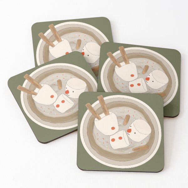 Item preview, Marshmallow Snowman in Holiday Drink (No Text) designed and sold by aaalou.