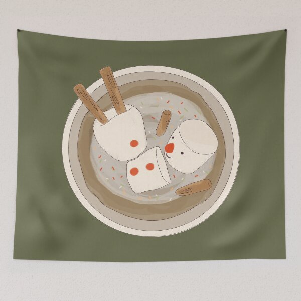 Item preview, Marshmallow Snowman in Holiday Drink (No Text) designed and sold by aaalou.