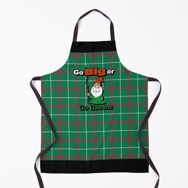 Item preview, Go Big or Go Gnome, cute, funny, red and green gnome designed and sold by GreenCarbon2112.
