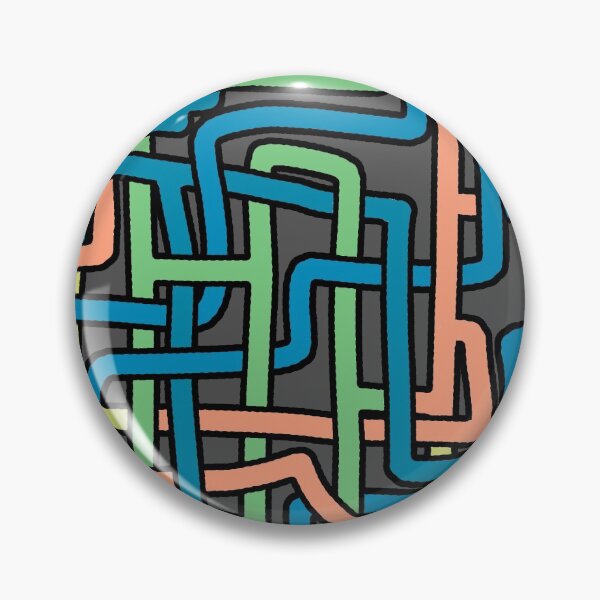 Item preview, Colorful Wire Maze - Green and Blue designed and sold by Chubuter.