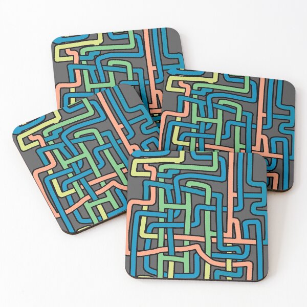 Item preview, Colorful Wire Maze - Green and Blue designed and sold by Chubuter.