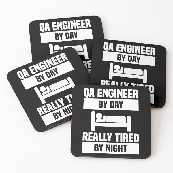 Item preview, QA Engineer By Day Really Tired By Night designed and sold by TashaVector.