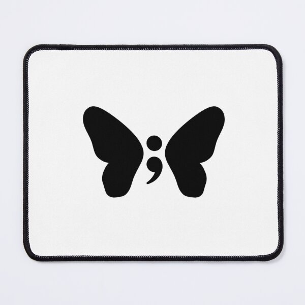 Item preview, Semicolon Butterfly designed and sold by kaikaidraws.