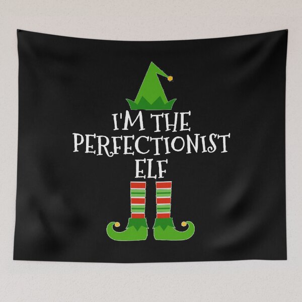 Item preview, I'm The Perfectionist Elf Matching Family Christmas graphic designed and sold by TopRatedDesigns.