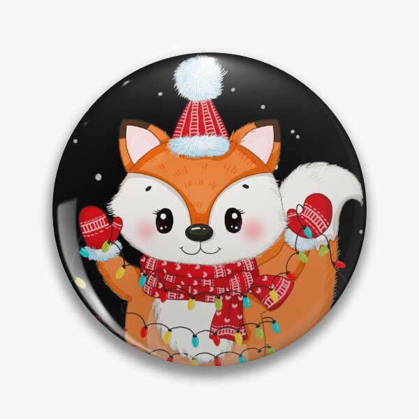 Item preview, Fox Woodland Christmas Lights designed and sold by AlysaWithArt.