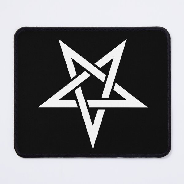 Item preview, Reverse White Pentagram Satanic Satanism designed and sold by darknessjeff86.