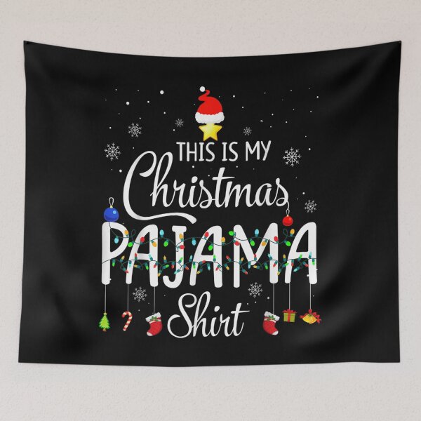 Item preview, This Is My Christmas Pajama Shirt Xmas Lights Funny Holiday designed and sold by be-awesome-.