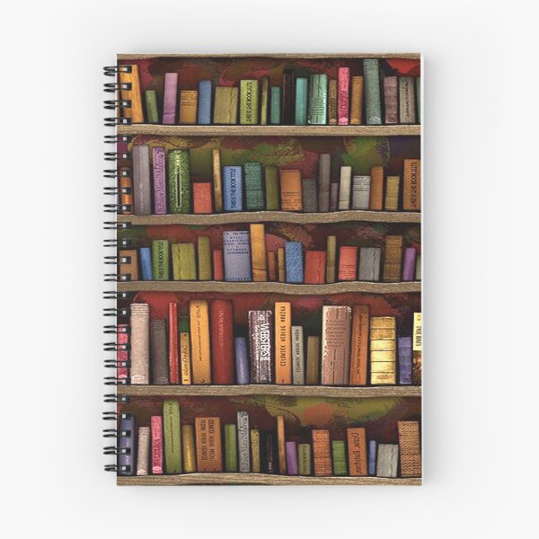 Item preview, Library Vintage Bookshelves designed and sold by AlysaWithArt.