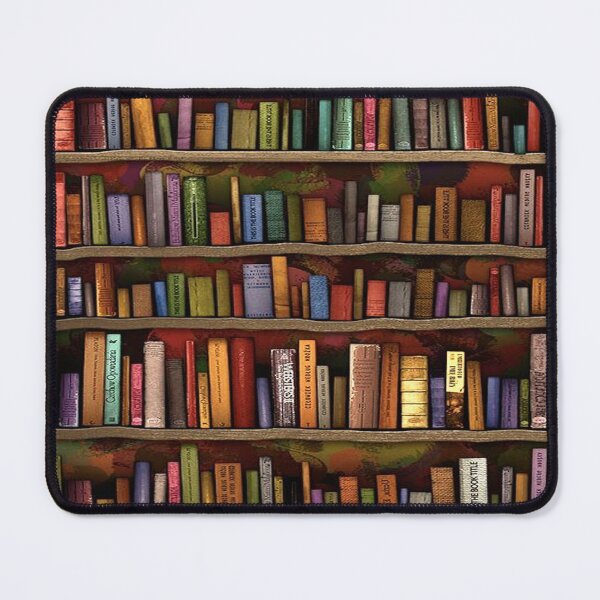 Item preview, Library Vintage Bookshelves designed and sold by AlysaWithArt.