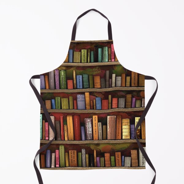 Item preview, Library Vintage Bookshelves designed and sold by AlysaWithArt.