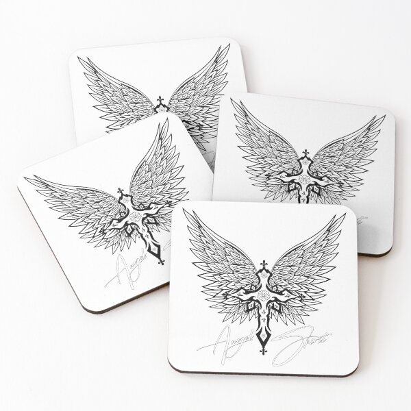 Item preview, Angel with angel wings. Free spirit and guardian angel designed and sold by MartinEngel.