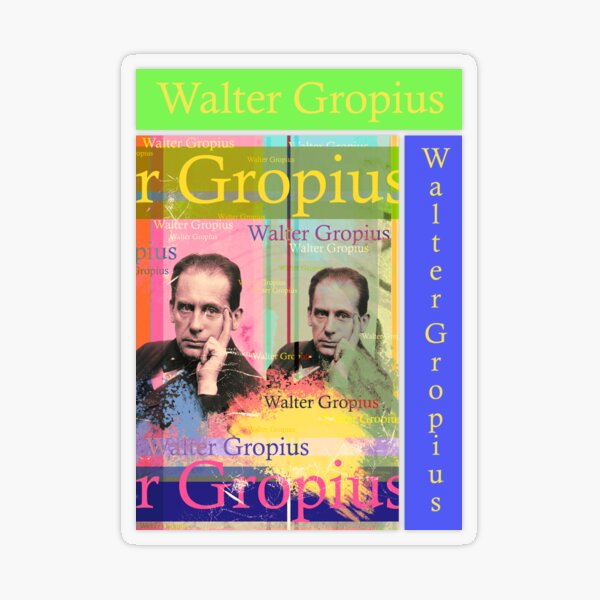 Walter Gropius portrait, famous designer iPhone Case by Mauswohn