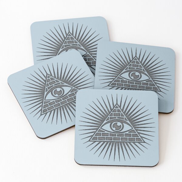 Item preview, All seeing eye, Eye of providence, triangle, pyramid, symbol omniscience designed and sold by nitty-gritty.