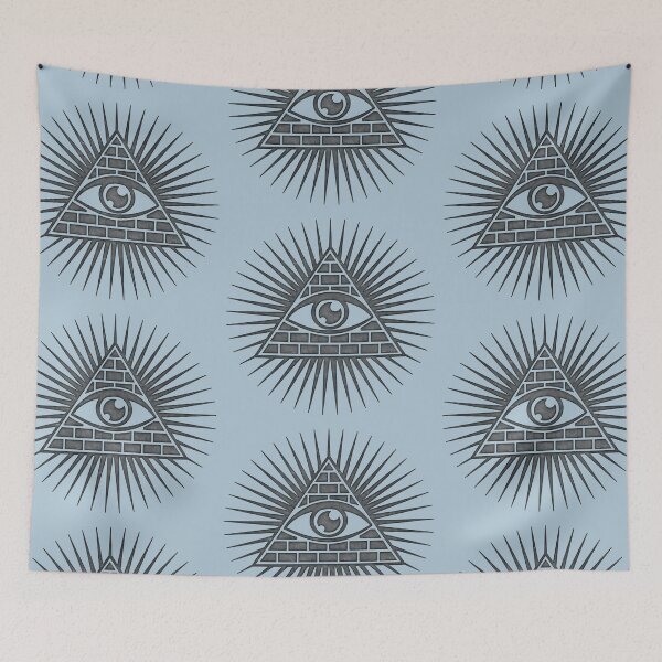 Item preview, All seeing eye, Eye of providence, triangle, pyramid, symbol omniscience designed and sold by nitty-gritty.