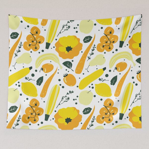 Item preview, Harvest Flatlay Yellow designed and sold by boozkova-vorona.