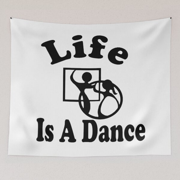 Item preview, Life Is A Dance BLK designed and sold by Square Dancing Gifts & Merchandise.