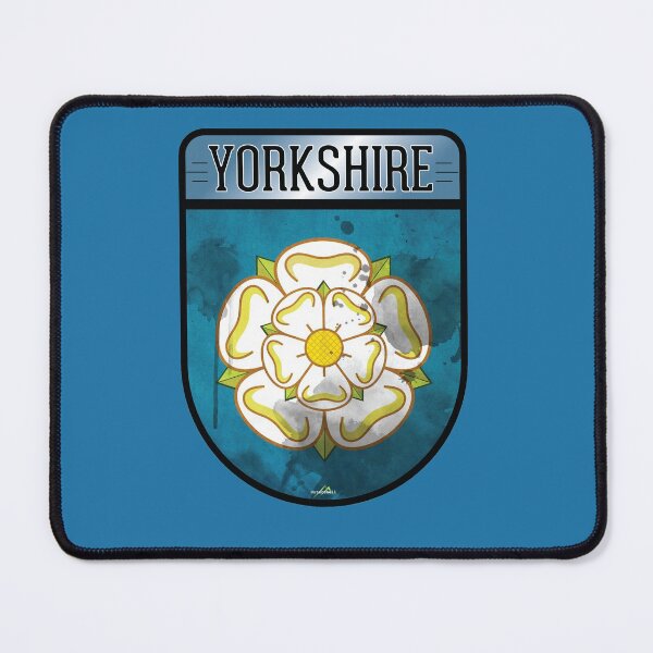 Item preview, YORKSHIRE County Shield White Rose of York England Sticker Style 3 designed and sold by OuterShellUK.