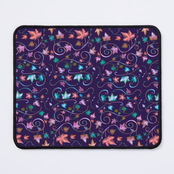 Item preview, Ivy vine purple orange ornamental pattern designed and sold by Isabelle-T.