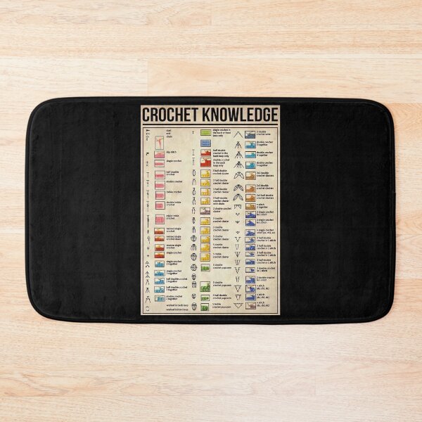 Item preview, Crochet Knowledge Poster Gift Christmas For Crochet Lover designed and sold by SockaArt1.